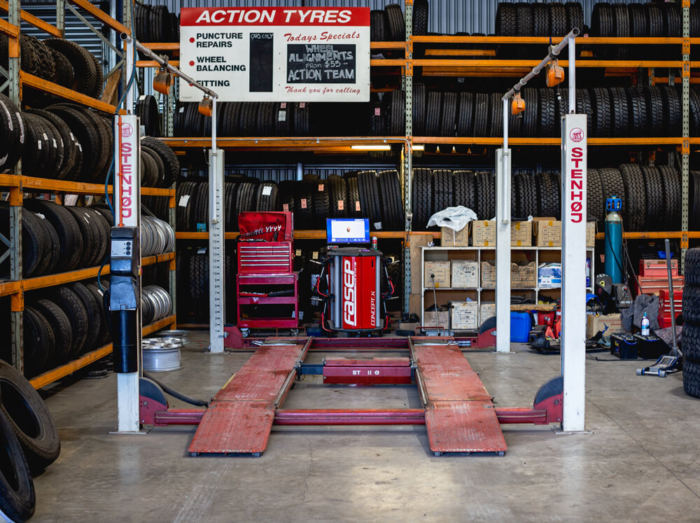 Action Tyres workshop